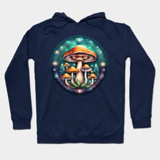 Mushroom Family Mandala Hoodie